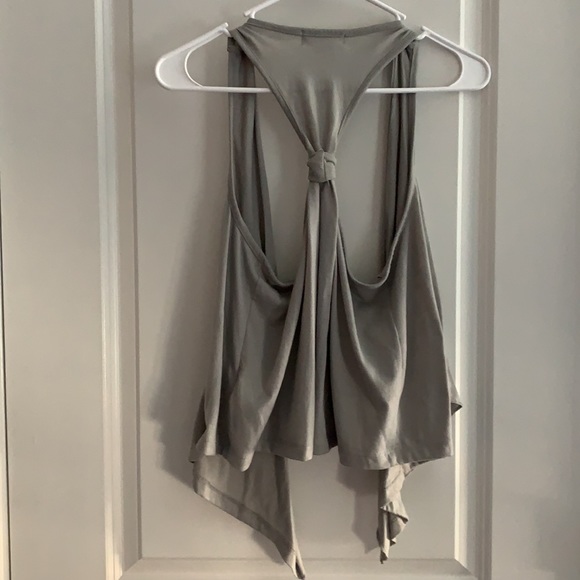 Sleeveless Cardigan In Light Grey | Size: S - Picture 4 of 6